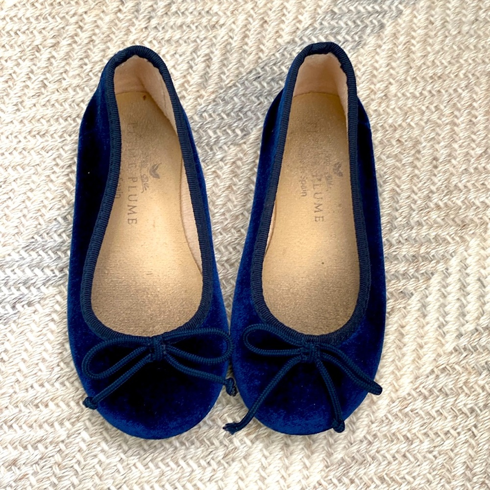 Petite Plume Velvet Ballet Slippers